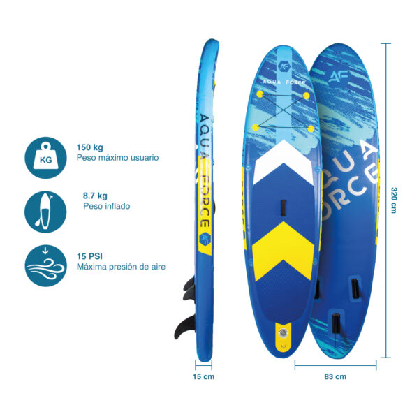 Stand Up Paddle A1 Ocean 10’6” – Doble Capa
