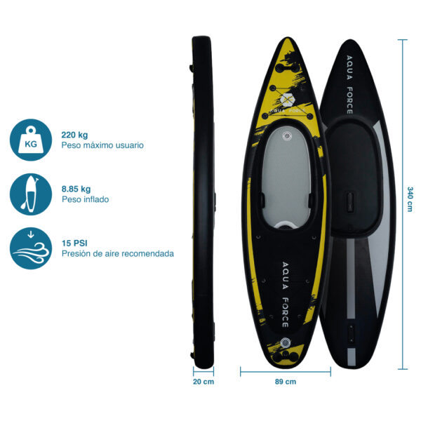 Stand Up Paddle 11’2” Kayak SUP – Doble Capa